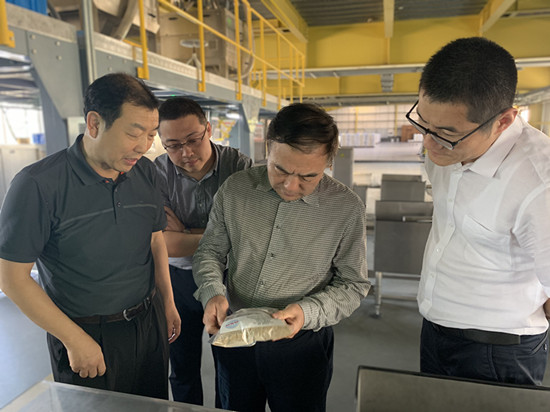 中國建材股份副總裁張金棟一行蒞臨公司檢查指導安全生產工作
